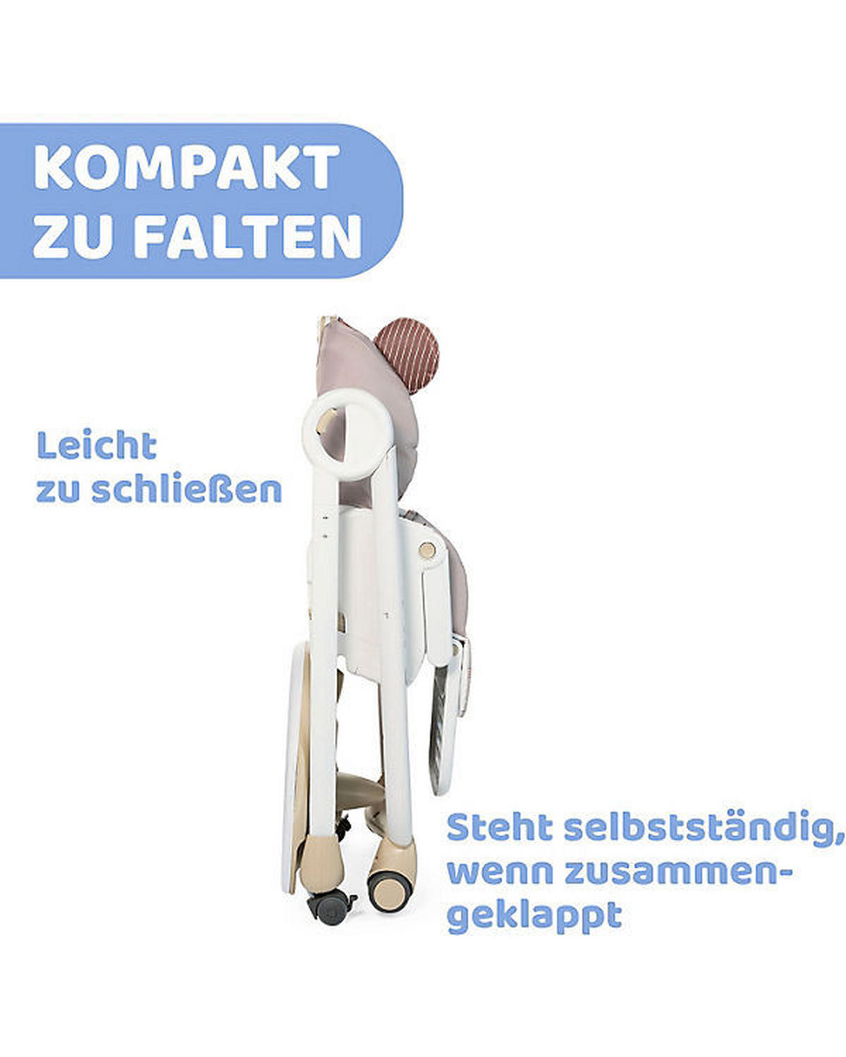HOCHSTUHL POLLY 2 START Orange, Rot  - Rot/Orange, Basics, Kunststoff/Metall (54,8/110/83,5cm) - Chicco