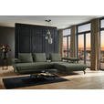 ECKSOFA in Chenille Olivgrün  305/224 cm  - Schwarz/Olivgrün, Design, Textil/Metall (305/224cm) - Dieter Knoll