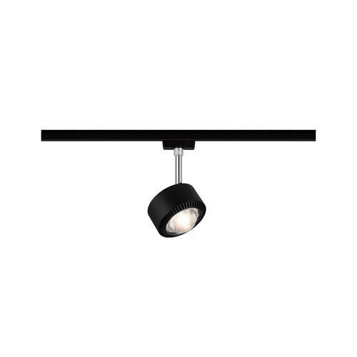 SCHIENENSYSTEM-STRAHLER Urail   - Chromfarben/Schwarz, Design, Kunststoff/Metall (17cm) - Paulmann