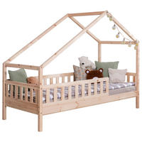 HAUSBETT Rollrost, Absturzsicherung 100/200 cm  - Naturfarben, MODERN, Holz (100/200cm) - MID.YOU