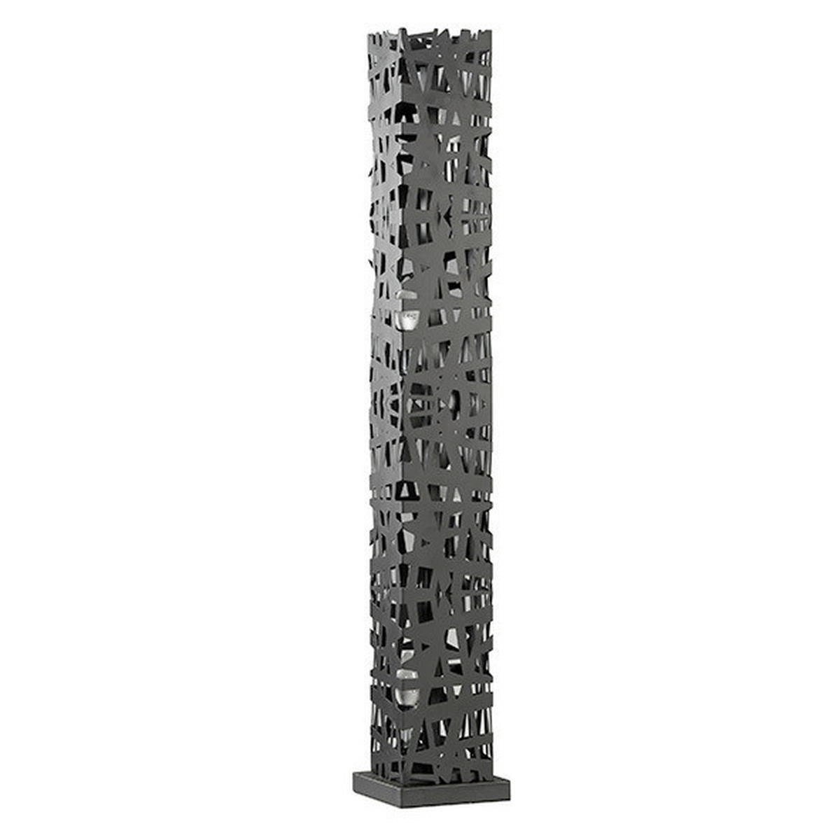 STEHLEUCHTE 22/103 cm    - Brombeere/Schwarz, Design, Metall (22/103cm)