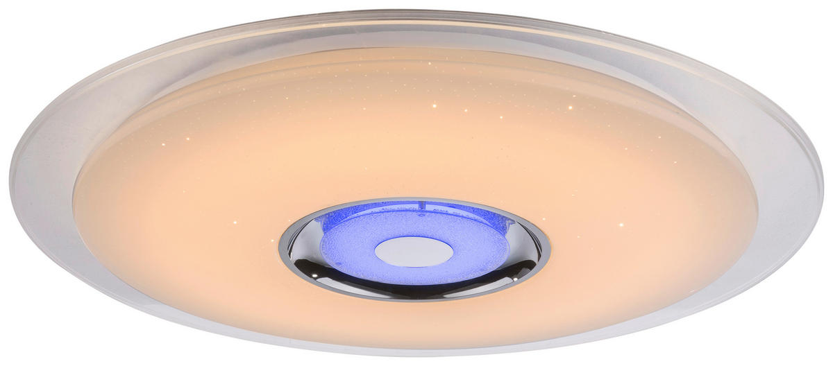 LED-DECKENLEUCHTE  Smart 60/6,1 cm   - Klar/Opal, Basics, Kunststoff/Metall (60/6,1cm) - Novel