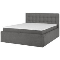 Pat Tip Boxspring Fără Arcuri, gri - negru/gri, Basics, textil (160cm) - Livetastic