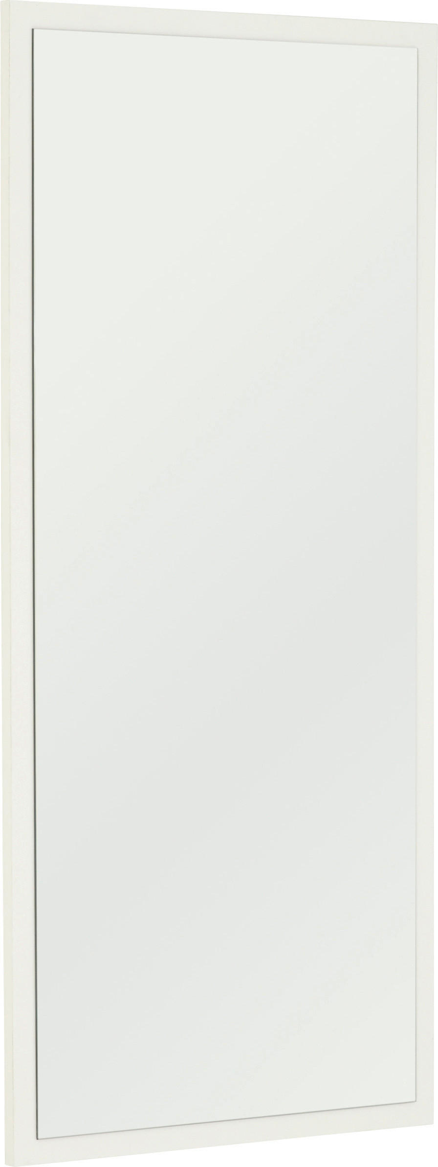 SPIEGEL 56/109/2 cm    in rechteckig  - Weiß, Design, Glas/Holzwerkstoff (56/109/2cm) - Boxxx