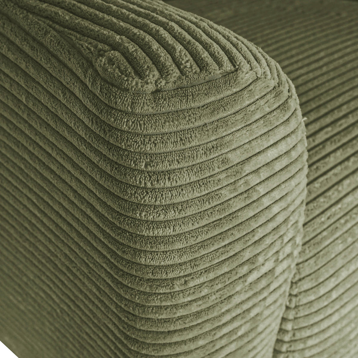 SESSEL in Cord Olivgrün  - Naturfarben/Olivgrün, Trend, Holz/Textil (77/80/93cm)