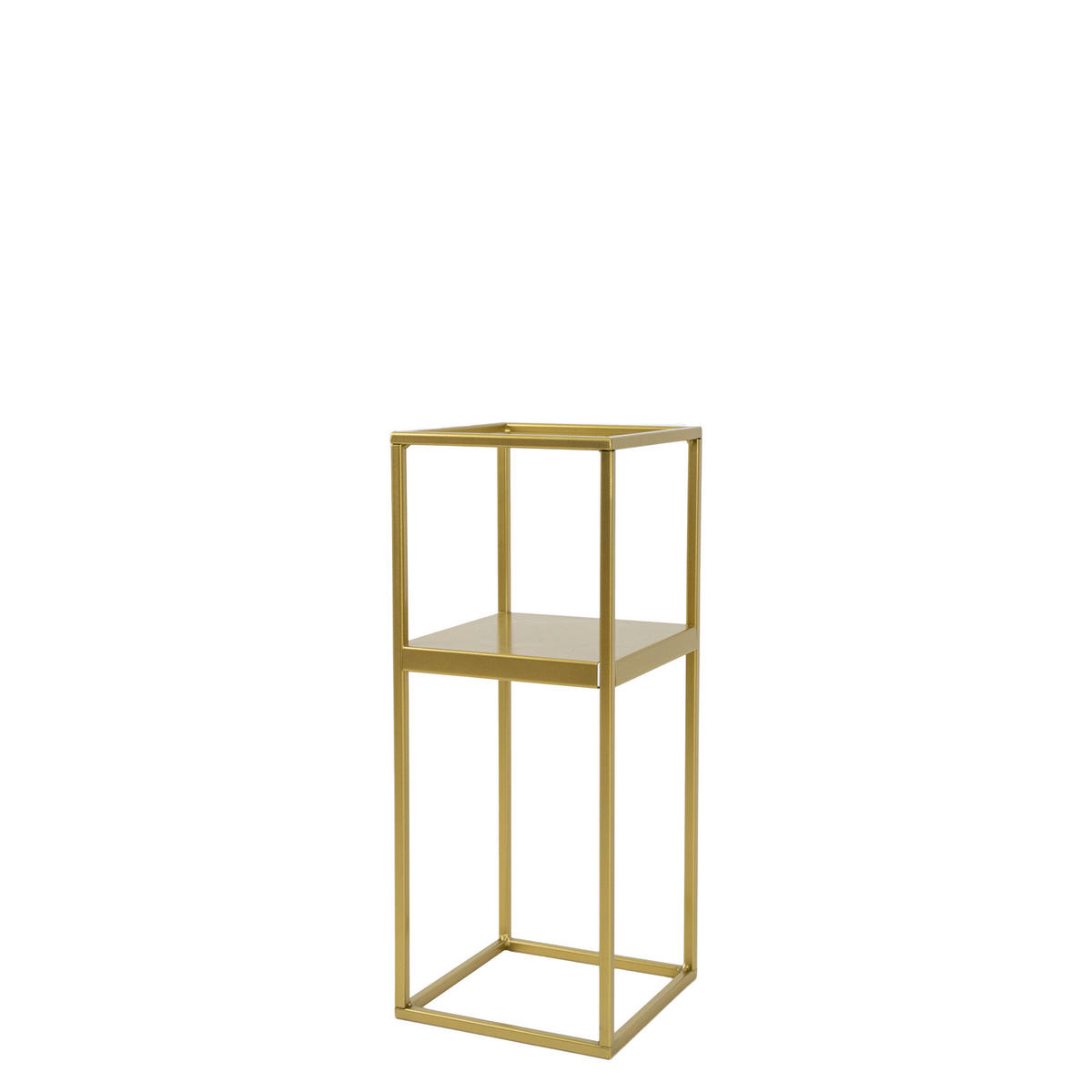 BLUMENSTÄNDER in Metall  - Goldfarben, Basics, Metall (19/47/19cm)