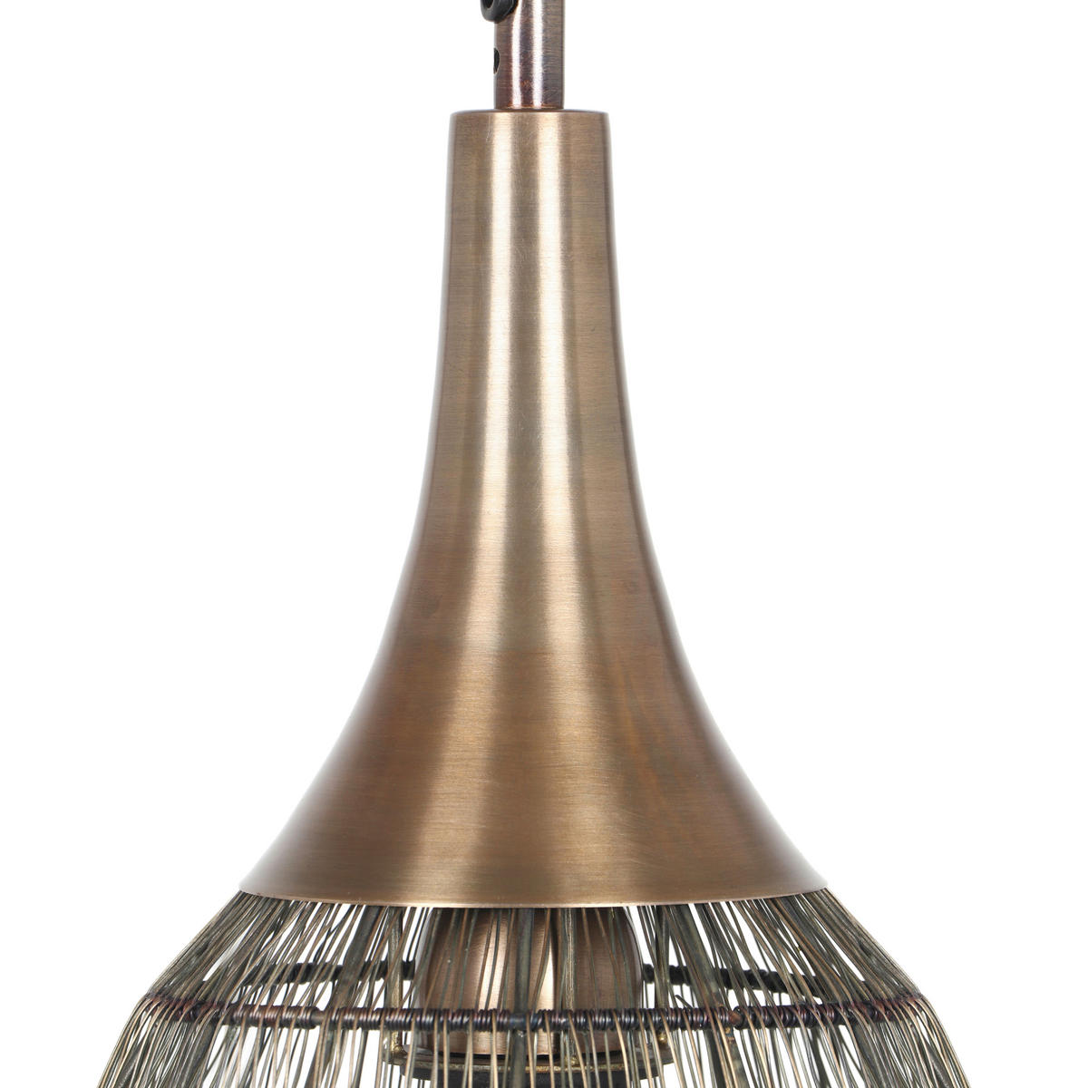 PENDELLEUCHTE 26/150 cm    - Messingfarben, Konventionell, Metall (26/150cm) - Eglo
