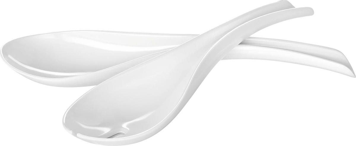 SALATSET  Flow 3-teilig  - Weiß, Basics, Keramik (1,8l) - Villeroy & Boch