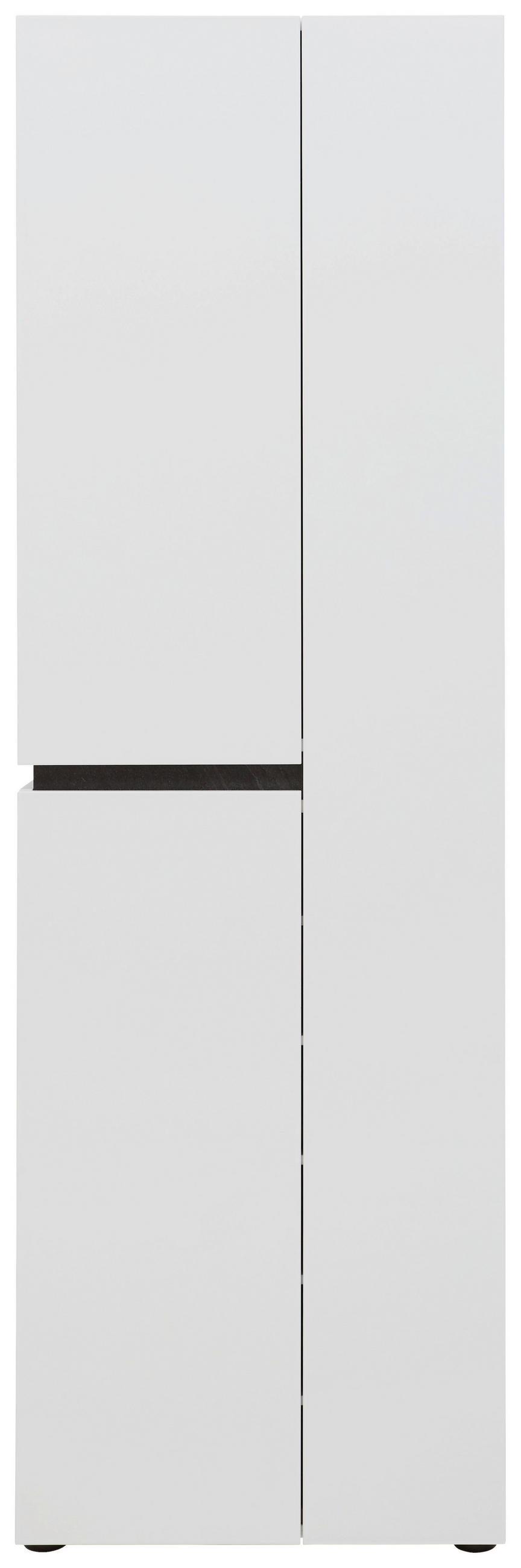 GARDEROBENSCHRANK  in  - Anthrazit/Weiß, Design, Holzwerkstoff (60,5/190/42,6cm) - Voleo