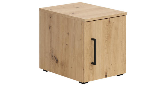 AUFSATZSCHRANK 30/35/40 cm  - Schwarz/Eiche Artisan, MODERN, Holzwerkstoff/Kunststoff (30/35/40cm) - Carryhome