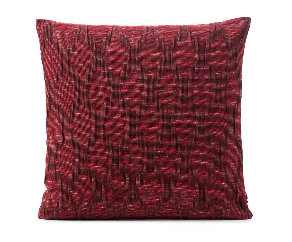 KISSENHÜLLE CALIDO 50/50 cm  - Bordeaux, Basics, Textil (50/50cm) - Dieter Knoll