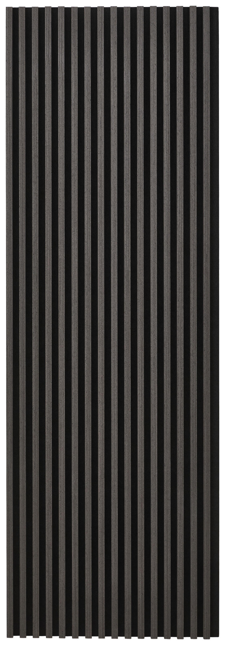 AKUSTIKPANEEL Nachbildung 41/120/2,1 cm  - Schwarz, Design, Holzwerkstoff/Kunststoff (41/120/2,1cm) - Livetastic