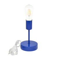 TISCHLEUCHTE 10/18 cm   - Blau, Design, Metall (10/18cm)