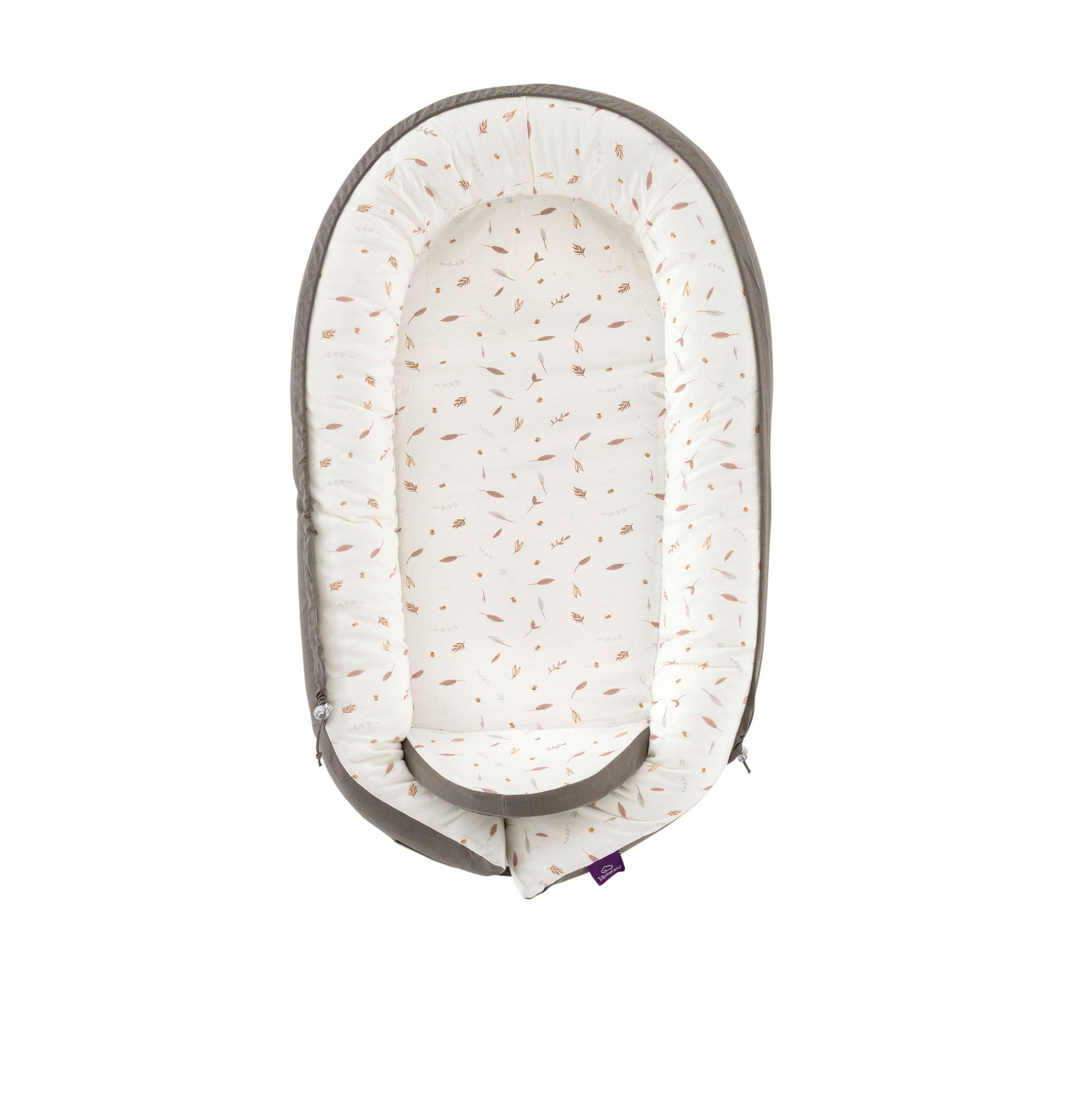 KUSCHELNEST Home Premium  84/47/13 cm   - Dunkelgrau/Creme, Basics, Textil (84/47/13cm) - Träumeland