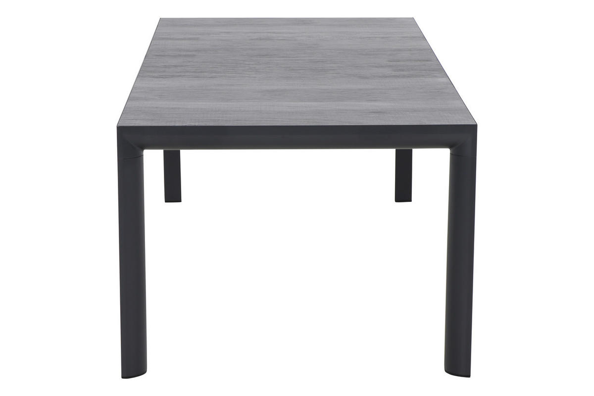 GARTENTISCHGRUPPE Aluminium  - Anthrazit, MODERN, Keramik/Kunststoff (100/88/220cm) - Siena Garden