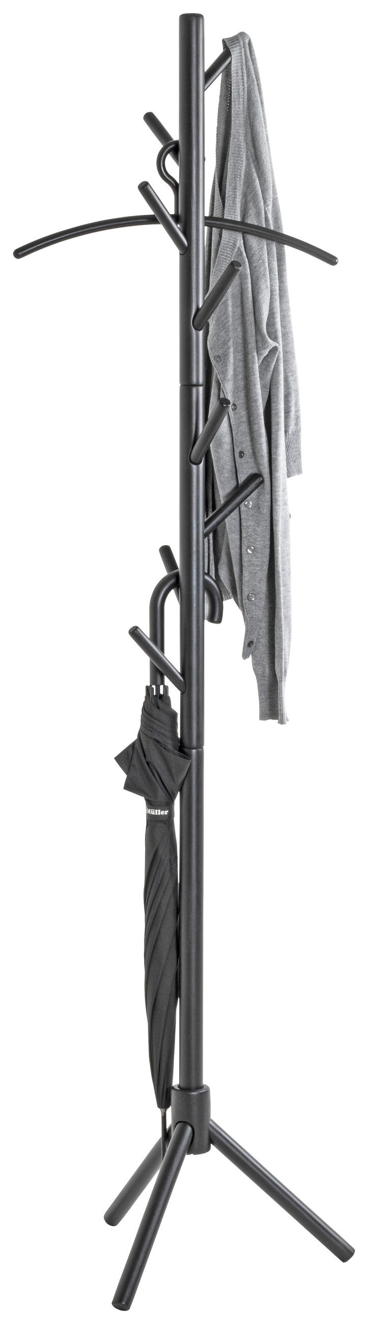 KLEIDERSTÄNDER in Schwarz 43/174/43 cm   - Schwarz, KONVENTIONELL, Holz (43/174/43cm)