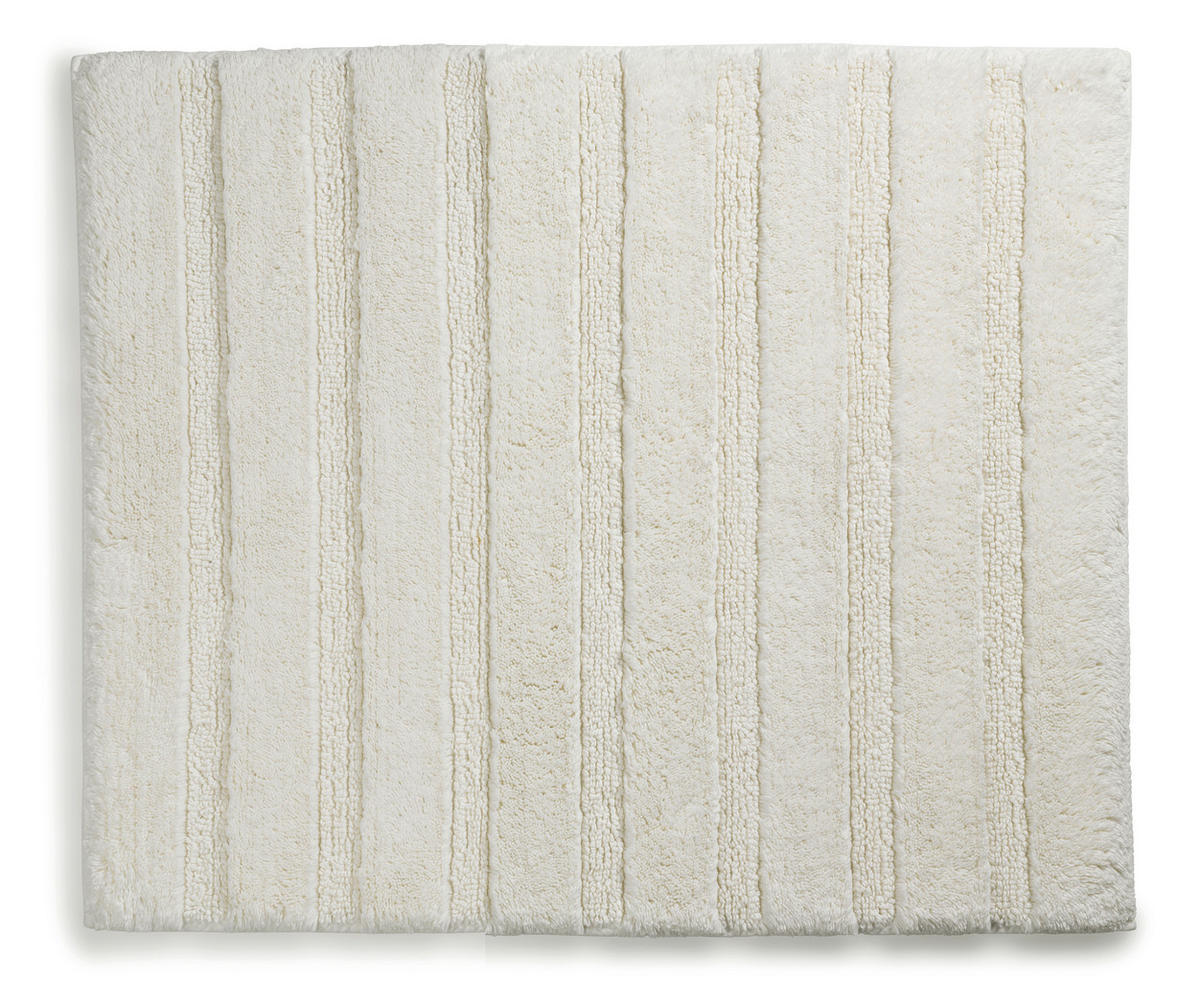 BADEMATTE Weiß  - Weiß, KONVENTIONELL, Textil (65/55/1,6cm) - Kela