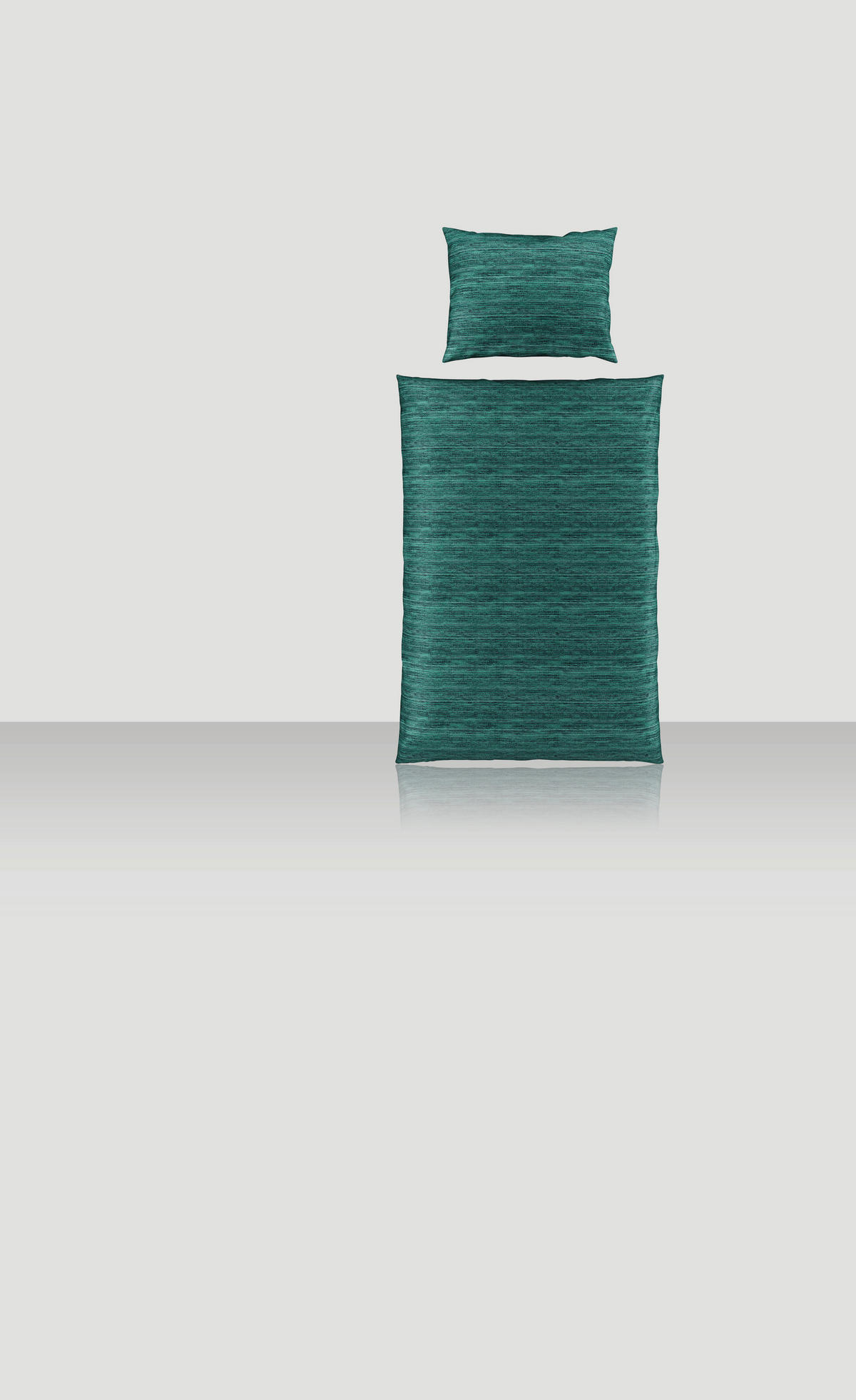 POSTELJNINA CARO 140/200 cm saten zelena  - zelena, Konvencionalno, tekstil (140/200cm) - Novel