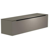 LOWBOARD  in 160/41/45 cm  - Schwarz/Grau, Design, Glas/Holzwerkstoff (160/41/45cm) - Moderano