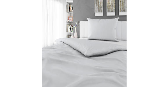 BETTWÄSCHE TANJA Satin 140/200 cm - Silberfarben, Basics, Textil (140/200cm) - Novel