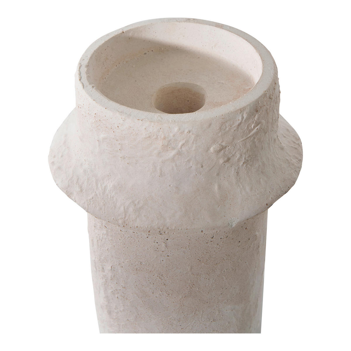 KERZENHALTER-SET - Creme, Basics, Stein