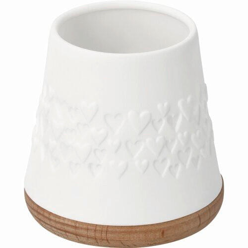 WINDLICHT - Weiss, Basics, Keramik (7,7/7,7/9,2cm) - Räder