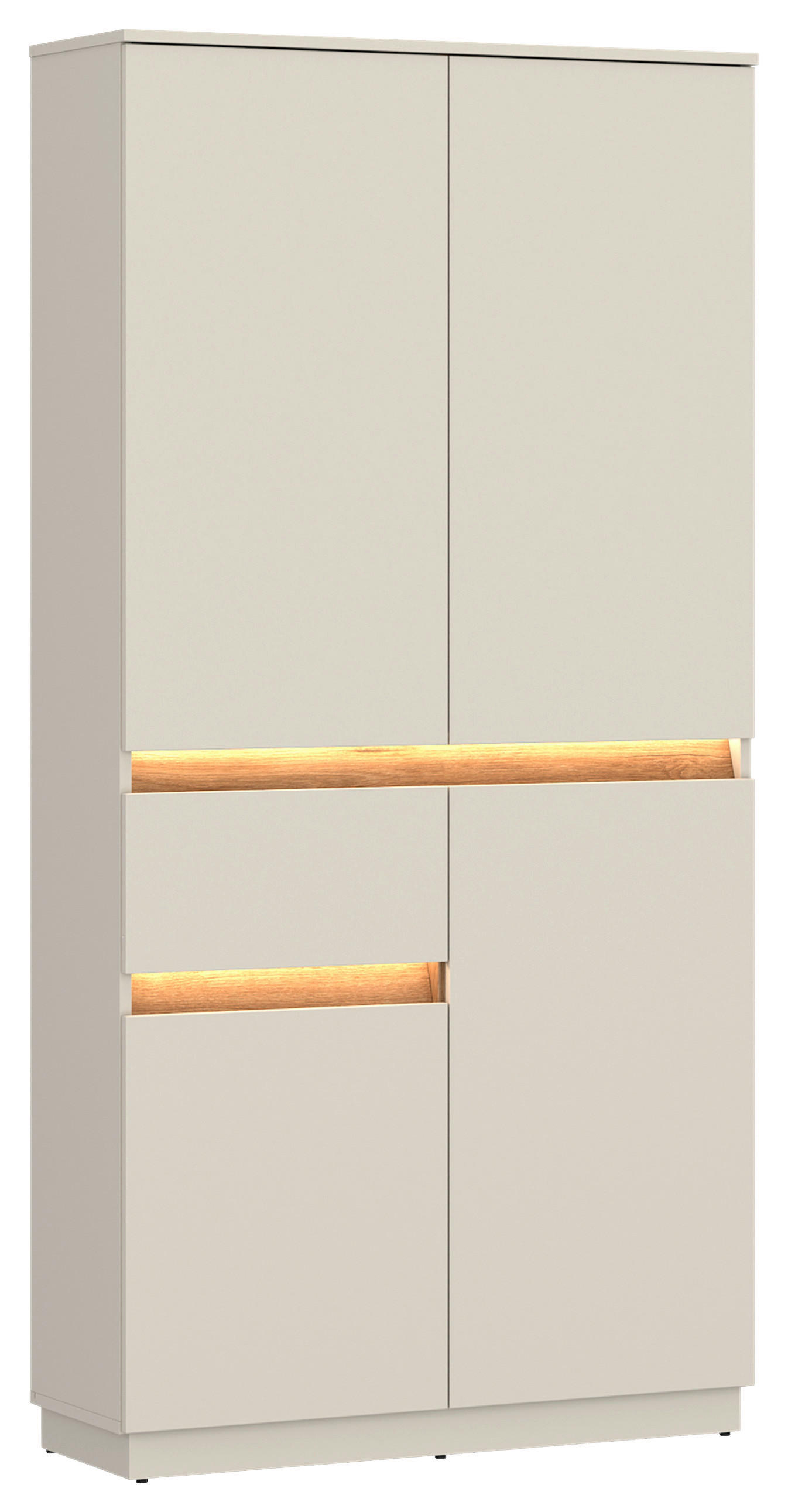 Schrank Samu Kaschmir/eichefarben B: 90,2cm