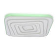 LED-DECKENLEUCHTE 53/53/5,5 cm   - Weiß, Design, Kunststoff/Metall (53/53/5,5cm) - Novel