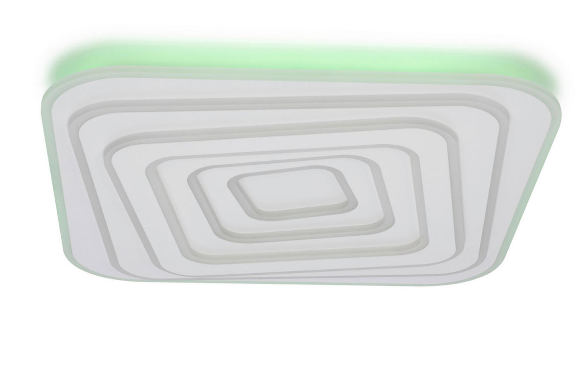 LED-TAKLAMPA 9.2 W 53/53/5,5 cm  - vit, Design, metall/plast (53/53/5,5cm) - Novel