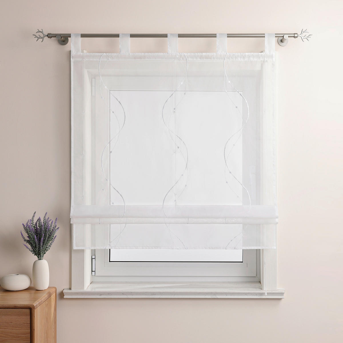 FALTROLLO  transparent  60/140 cm    - Weiß Hochglanz, Basics, Textil (60/140cm)