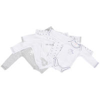 BABYBODY-SET  - Weiß/Dunkelblau, Basics, Textil (86/92null) - My Baby Lou