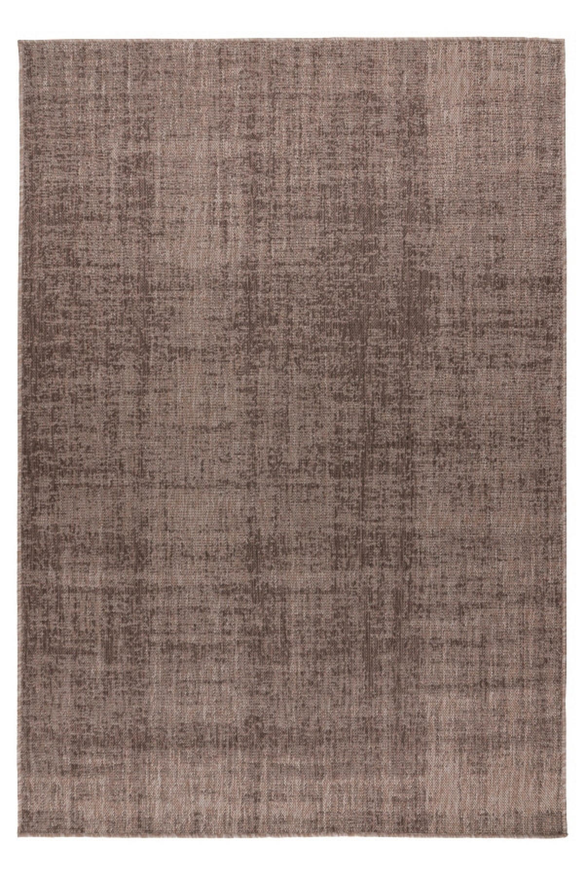 RAVNO TKANA PREPROGA      120/170 cm    tkano  rjavosiva  - rjavosiva, Basics, tekstil (120/170cm)