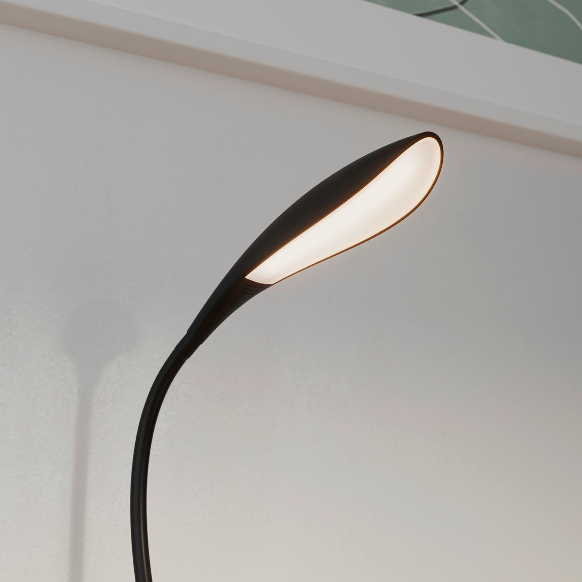 Lampă De Birou 22/17/37,5 cm    - negru, Basics, plastic (22/17/37,5cm) - Novel