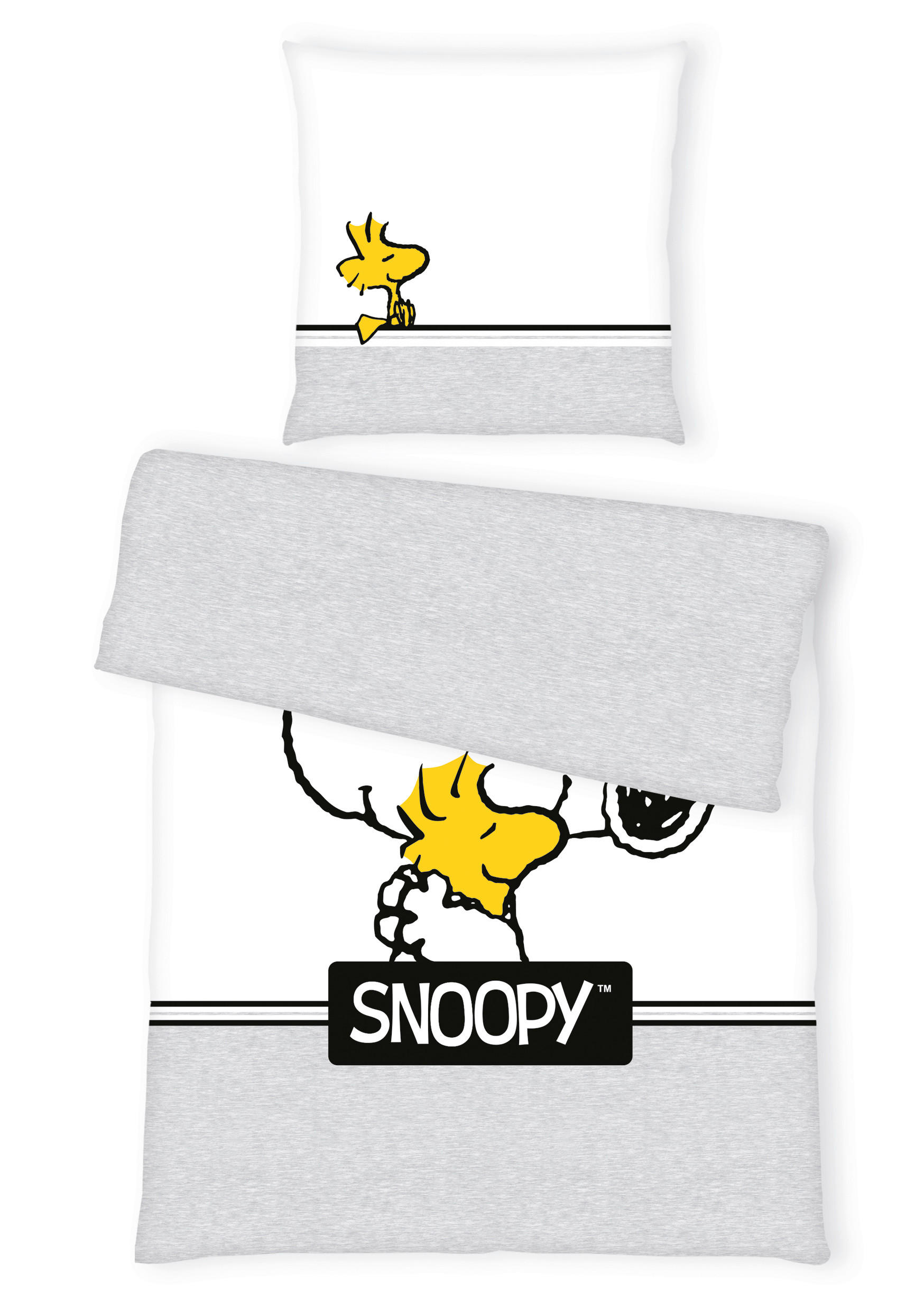 JUGENDBETTWÄSCHE Snoopy 135/200 cm  - Weiß, Design, Textil (135/200cm) - Herding