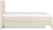 BOXSPRINGBETT 180/200 cm  in Beige  - Chromfarben/Beige, Design, Textil/Metall (180/200cm) - Welnova