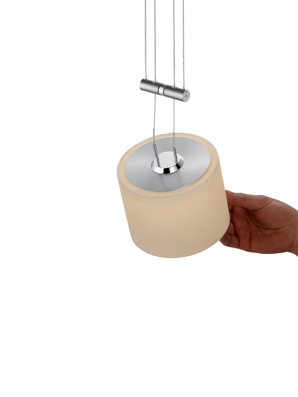 LED-HÄNGELEUCHTE GRAZIA 71/150 cm   - Design, Glas/Metall (71/150cm) - Bankamp