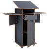STEHPULT   - Honigeiche/Anthrazit, Design, Holzwerkstoff (123/128/44cm) - MID.YOU