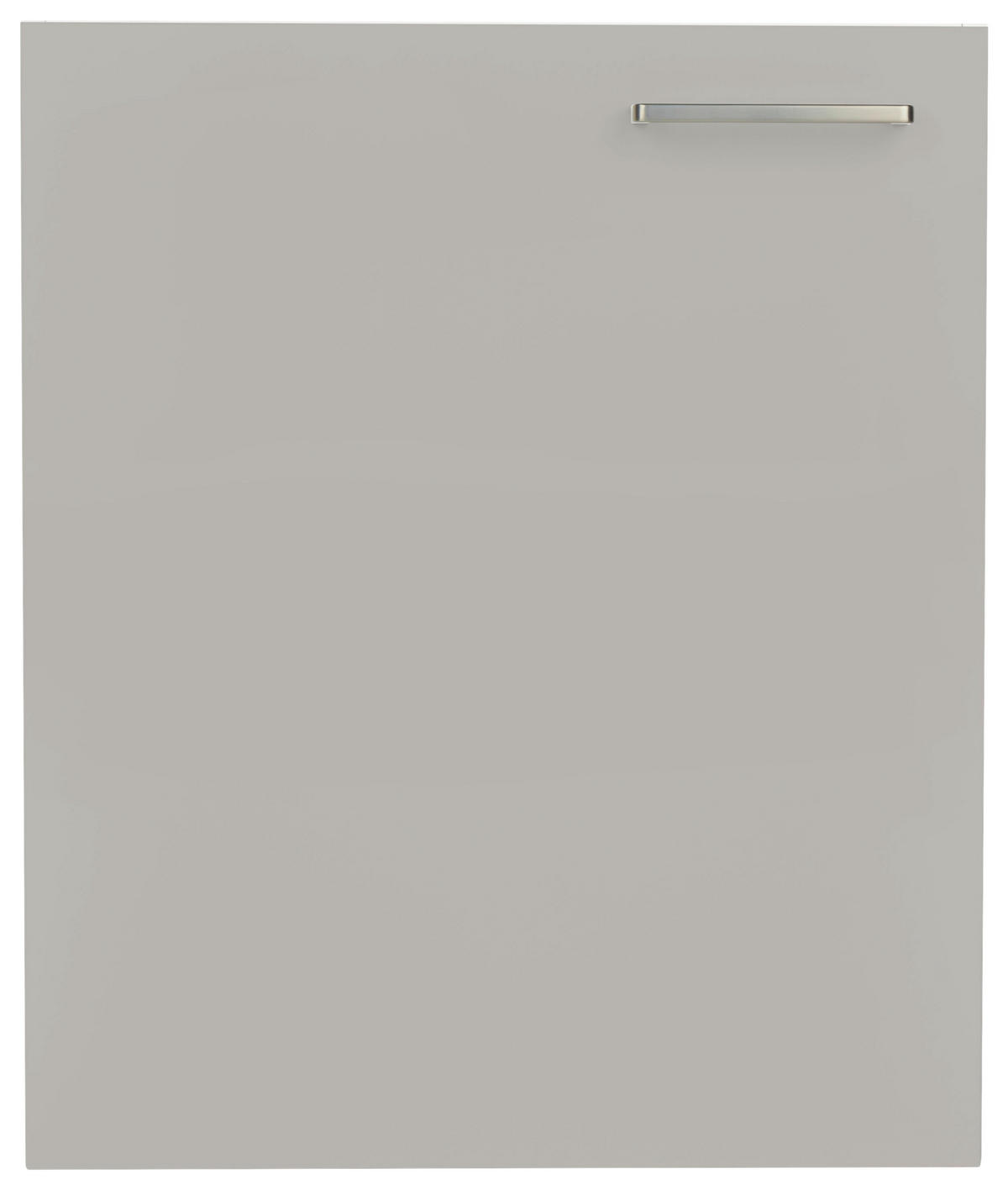 KÜCHENSCHRANKFRONT 60/72/1,9 cm  in Grau  - Edelstahlfarben/Grau, MODERN, Holzwerkstoff/Metall (60/72/1,9cm) - Nobilia