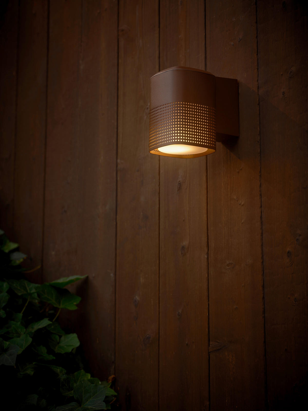 AUßENWANDLEUCHTE 12/12/16,5 cm   - Braun, Design, Metall (12/12/16,5cm) - Nordlux