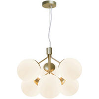 HÄNGELEUCHTE IVONA 45/62 cm   - Messingfarben, KONVENTIONELL, Glas/Metall (45/62cm) - Nordlux