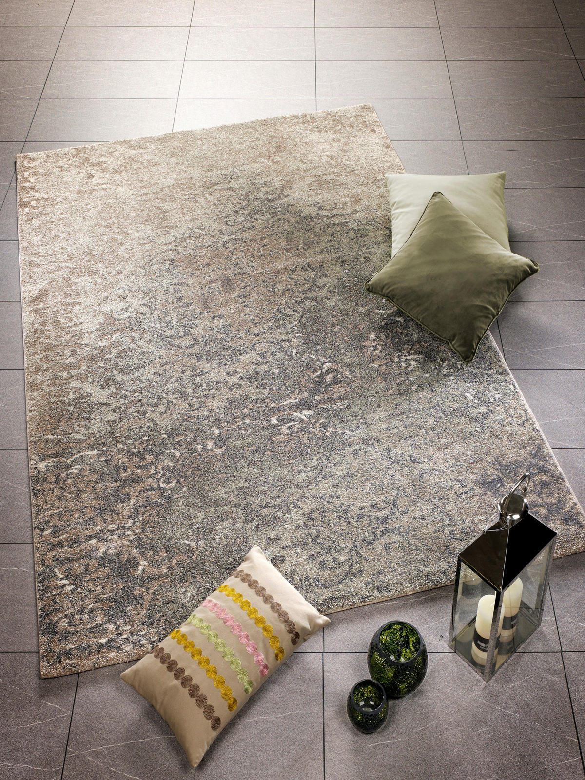 VINTAGE KOBEREC, 65/130 cm, hnědá, zelená - zelená/hnědá, Trend, textil (65/130cm) - Novel