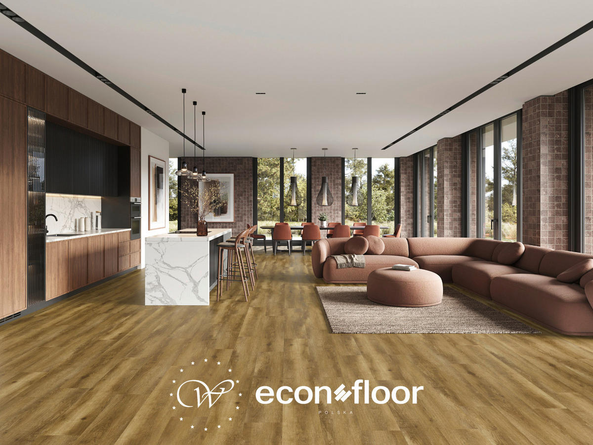 VINYLBODEN Econfloor LA BOHEME 55 CHENE RUSTIC  per  m² - Rostfarben, Basics, Kunststoff/Stein (23/128/0,57cm) - Econfloor