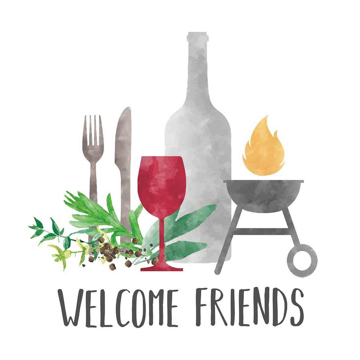 SERVIETTE  33/33 cm   - Hellbraun/Dunkelbraun, Basics, Papier (33/33cm) - PPD