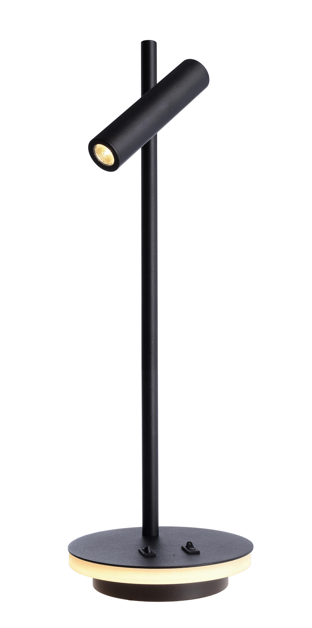 LED-TISCHLEUCHTE Brahe 15/45 cm   - Schwarz, KONVENTIONELL, Metall (15/45cm)