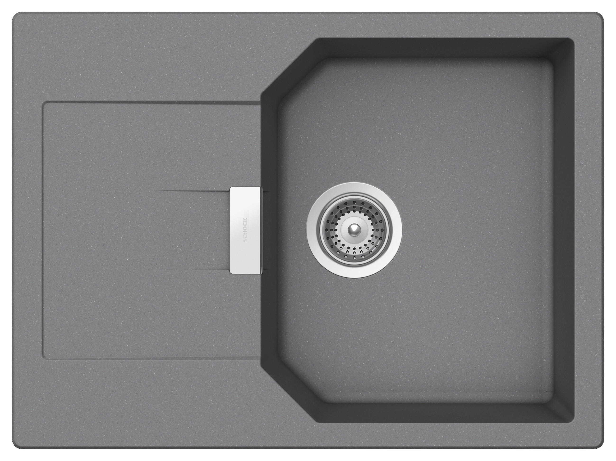 SPÜLE MAND100SAGCR  - Grau, Basics, Stein (69,0/30,5/51,0cm) - Schock