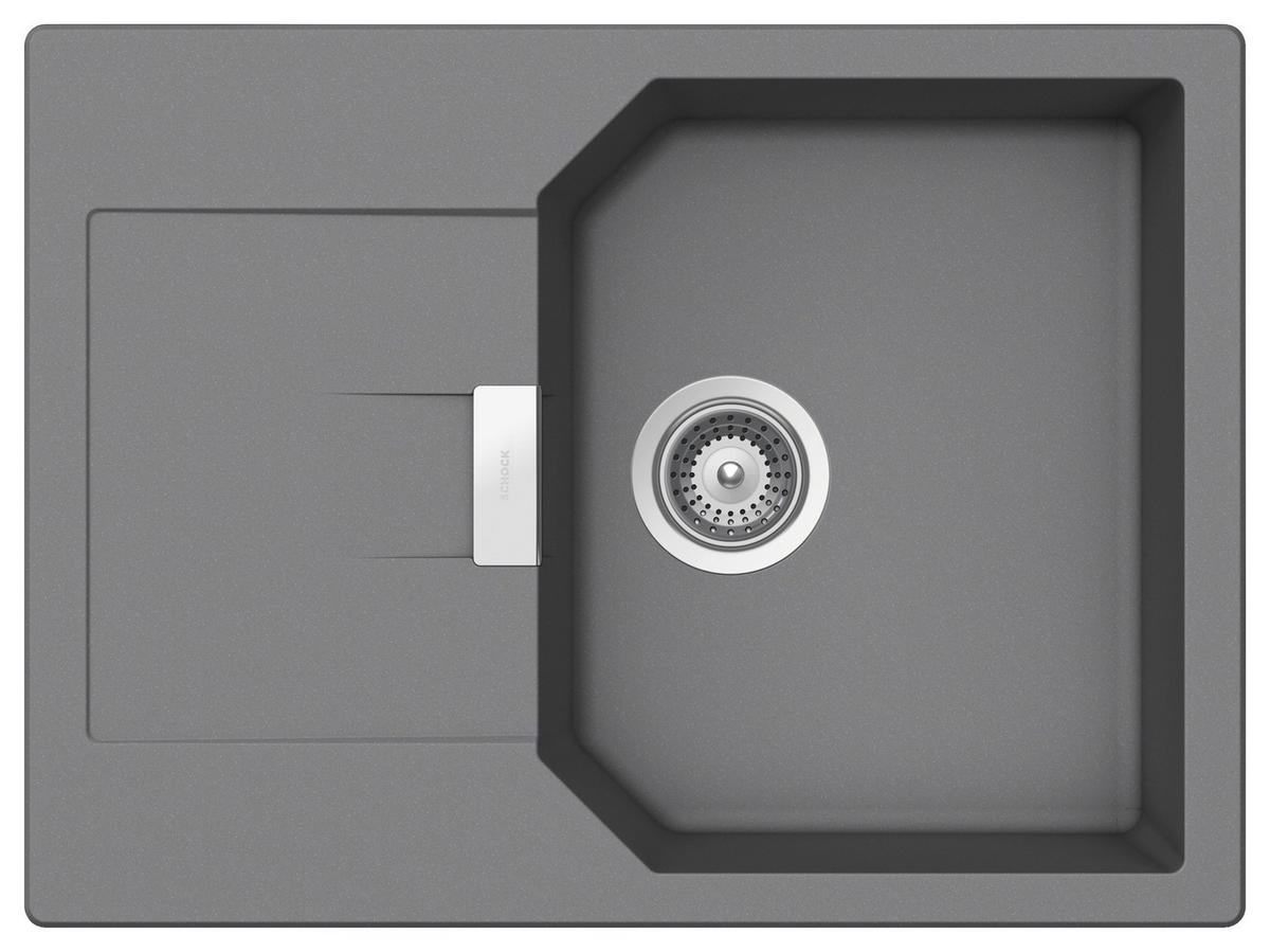 SPÜLE MAND100SAGCR  - Grau, Basics, Stein (69,0/30,5/51,0cm) - Schock