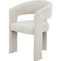 ARMLEHNSTUHL  in Eisen Samt  - Beige, MODERN, Textil/Metall (57/81,5/58cm) - MID.YOU