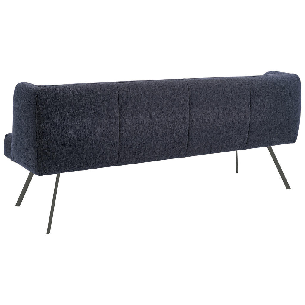 Thumbnail - Venjakob Sitzbank, Anthrazit, Dunkelblau, Metall, Textil, 3-Sitzer, 200x87x64 cm, Goldenes M, Made in Germany, Dgm, DGM-...
