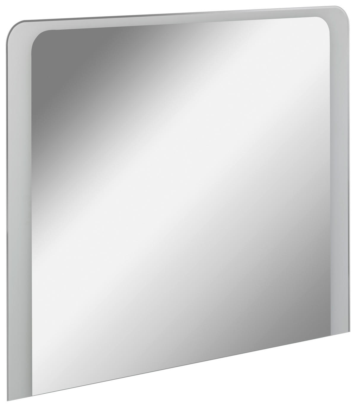 BADEZIMMERSPIEGEL 100/80/3 cm  - Weiß, MODERN, Glas (100/80/3cm) - Voleo