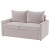 SCHLAFSOFA COLOGNE in Flachgewebe Altrosa  - Schwarz/Altrosa, Design, Kunststoff/Textil (152/89/92cm) - MID.YOU